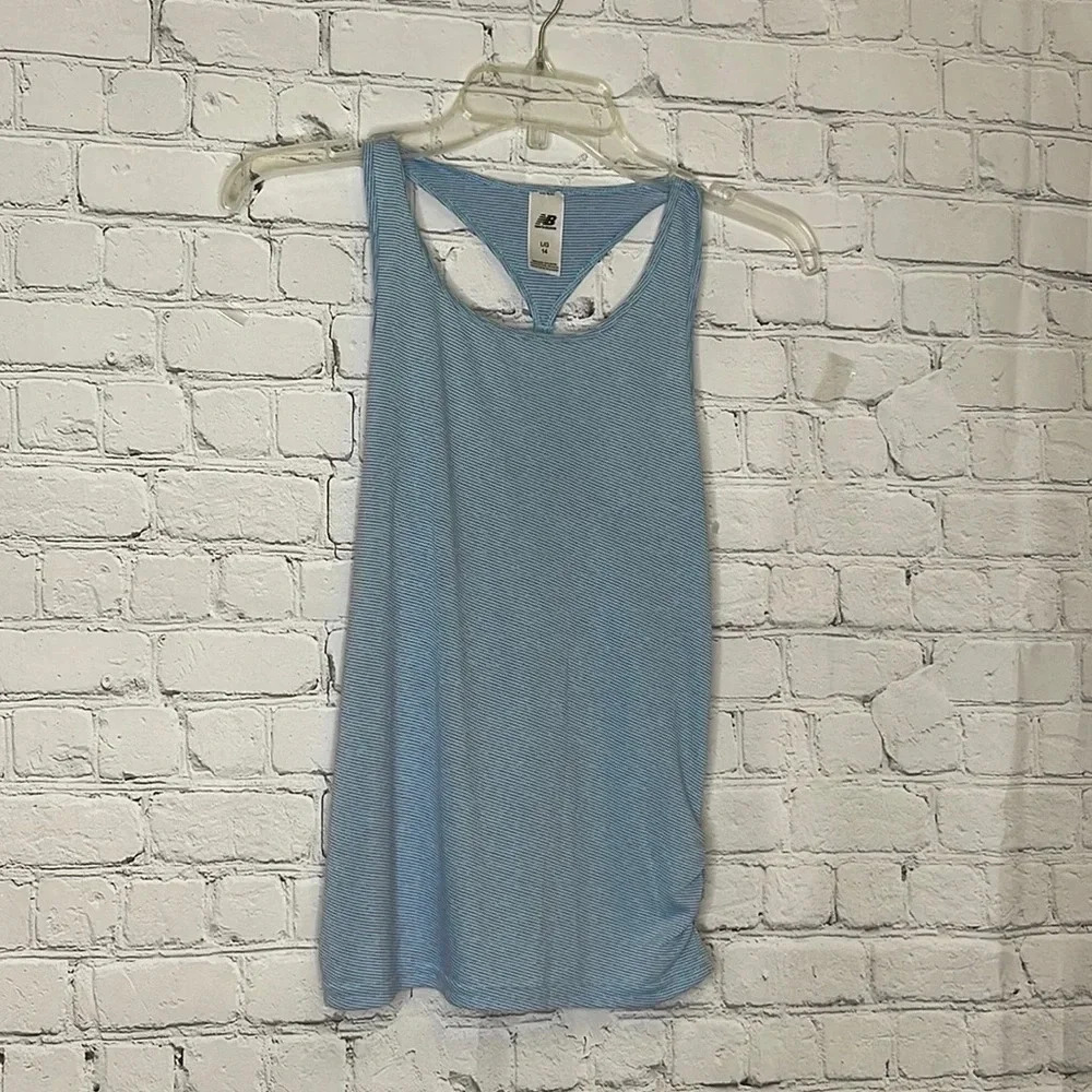 New balance girls raced back tank never worn size 14